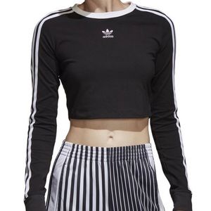 adidas fitted crop top